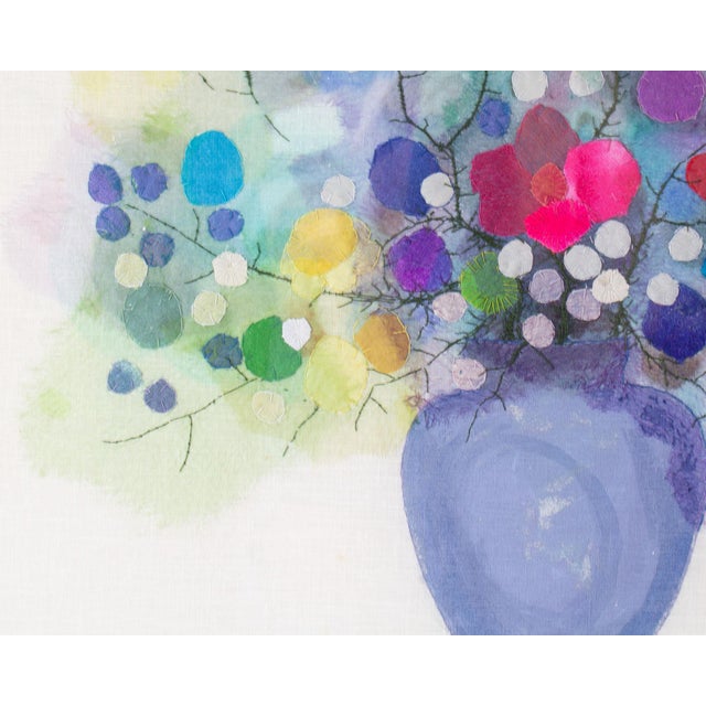 Blue Still Life Textile Art by Helen Hyunsuk Kang For Sale - Image 8 of 8