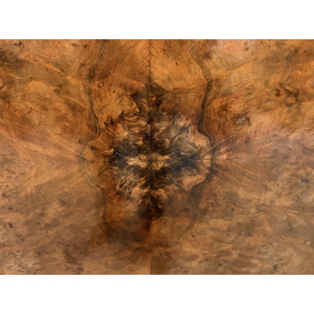 Brown Antique Burr Walnut Centre Table, 1874 For Sale - Image 8 of 18