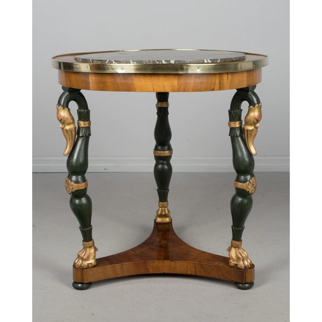 Charles X Walnut Gueridon or Centre Table For Sale In Orlando - Image 6 of 13