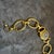 Bulgari A 1990s Costume Jewelry Gilt Metal Coin Bracelet in the Manner of Bulgari For Sale - Image 4 of 10