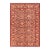 Elegant Floral 1990's Pak-Persian Red/Gold Wool Rug - 6'2'' X 9'2'' For Sale