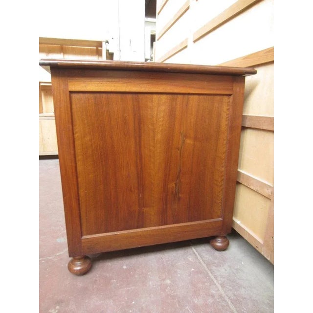 High Walnut Work Desk For Sale - Image 6 of 10