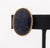 Pair of Lalaounis 18K Yellow Gold and Lapis Lazuli Earrings, featuring two bezel set oval lapis cabochons weighing a total...