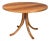 Sculptural Round Dining Table in Walnut by Osvaldo Borsani for Atelier Borsani Varedo, 1945 For Sale