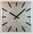 Metal Vintage Square Office Wall Clock from Pragotron, 1980s For Sale - Image 7 of 14