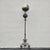 This lovely floor lamp has undergone a vintage conversion from oil to electric, allowing the hand-painted 10.5 inch...