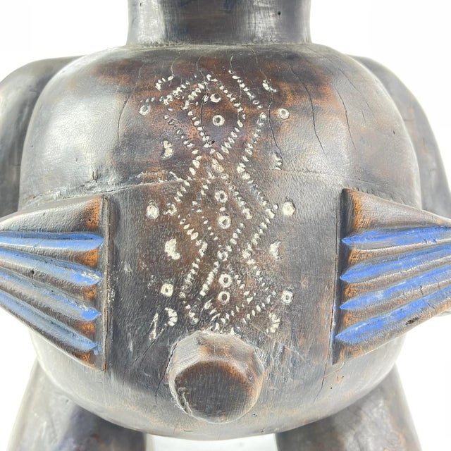 Early 20th Century Large Pygmy Wood Child's Stool For Sale - Image 12 of 14