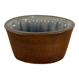 Antique English Stoneware Jelly Mould For Sale