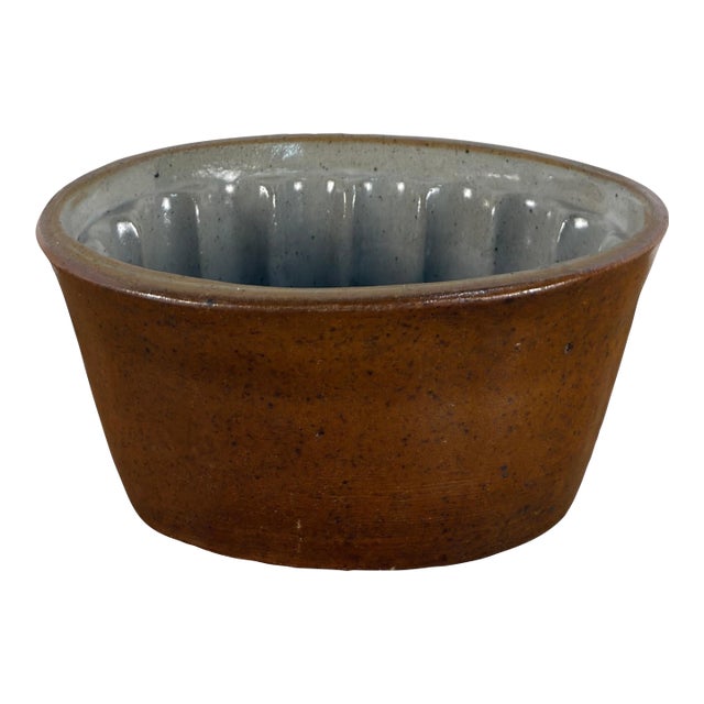 Antique English Stoneware Jelly Mould For Sale