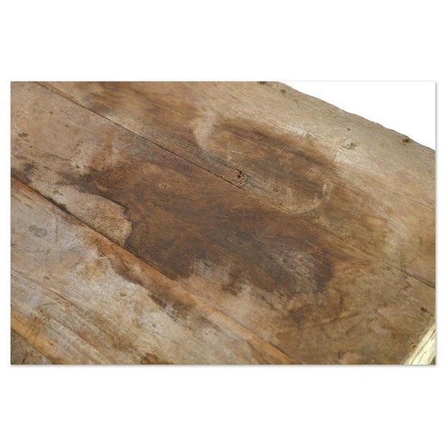 Shelf on Patinated Wooden Legs For Sale - Image 5 of 7