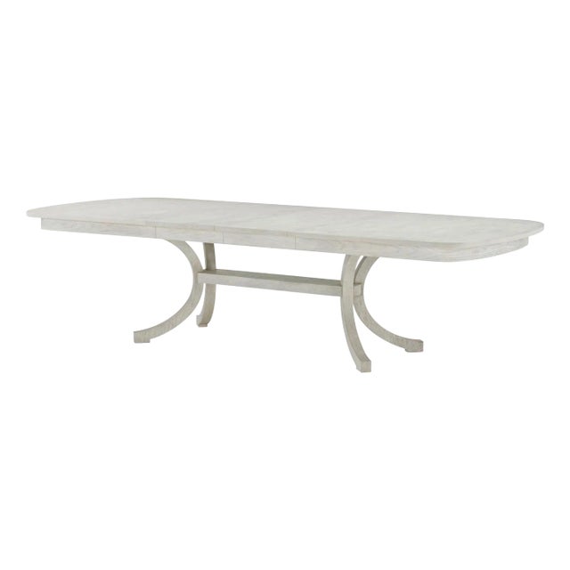 White Coastal Dining Table For Sale