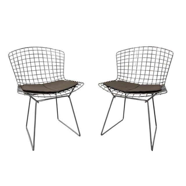Early Harry Bertoia Model 420 Side Chairs- A Set of 6 For Sale In Chicago - Image 6 of 11