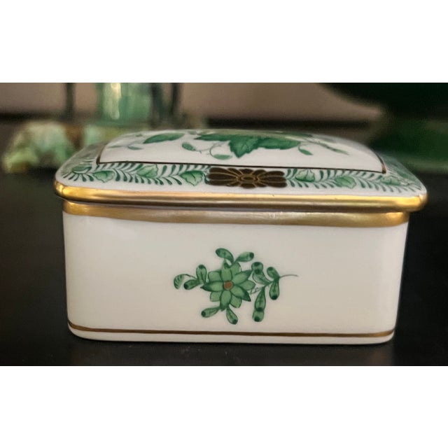 Mid 20th Century Herend Lidded Box, Hand Painted, Mid 20th Century For Sale - Image 5 of 14