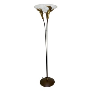 Vintage French Floor Lamp, 1980s For Sale