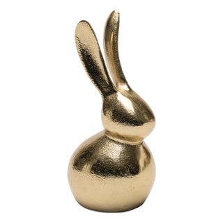 Modern Metal Bunny Decor (Set of 2) For Sale