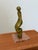 Bronze Brazilian Modernist Figurative Sculpture on Lucite Base, 1980s For Sale - Image 8 of 11