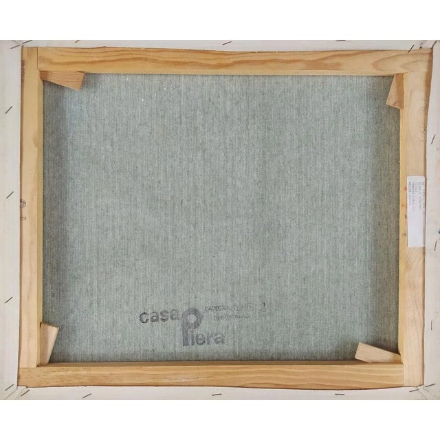 Hector Ramirez Ortega, Composition, 1990, Mixed Media on Canvas For Sale - Image 6 of 7