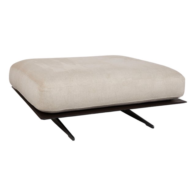 Soft Dream Fabric Stool Cream Beige by Antonio Citterio for Flexform For Sale