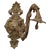 Far Pavilions Antique Brass Wall Hook | Heavy Duty Indian Temple Bell Hanger | Ornate Metal Robe Hook | Ethnic Entryway Decor | Diwali Gift | Housewarming For Sale - Image 4 of 4
