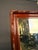 Wood Mid-20th Century Mahogany-Toned Wall Mirror With Faux Bois Trim, Circa 1950 For Sale - Image 7 of 10