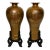 1960s Monumental "Bodiless" Lacquer Vases by Cheng Lung Chi - James Mont Style For Sale