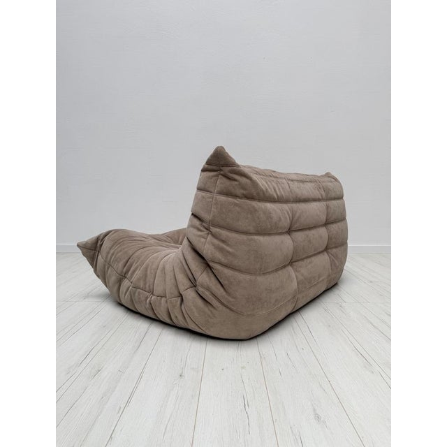 Vintage Alcantara Togo 2-Seater by Michel Ducaroy for Ligne Roset, 1990s For Sale - Image 9 of 18