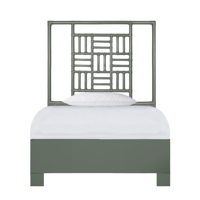 Finn Standard Bed Twin Extra Long - Evergreen For Sale - Image 12 of 12