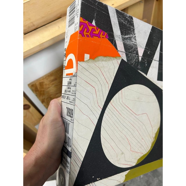 Modern William Finlayson Jr. Original Abstract Mixed Media Painting “Behave” 2022 For Sale - Image 3 of 7