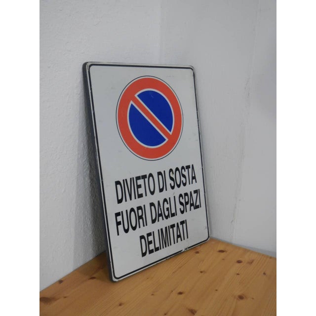 No Parking Sign, 1996, in Very Good conditions. Designed 1990 to 1999 This piece has an attribution mark, I am sure that...