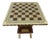 Handmade Arabic Folding Chess Table – Solid Wood & Mother of Pearl Inlay For Sale