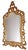 Baroque Louis XV Style Gilded Beveled Mirror, 1950s For Sale - Image 4 of 13