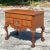 Vintage Chippendale Sunrise Lowboy For Sale In West Palm - Image 6 of 12