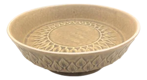1950s Jens Quistgaard Stoneware Pedestal Bowl