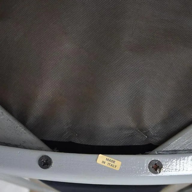 Black Italian Upholstered Velvet Art Deco Dining Chair - Late 20th Century For Sale In Oklahoma City - Image 6 of 7