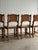Wood Antique English Oak Dining Chairs, Set of Four For Sale - Image 7 of 18