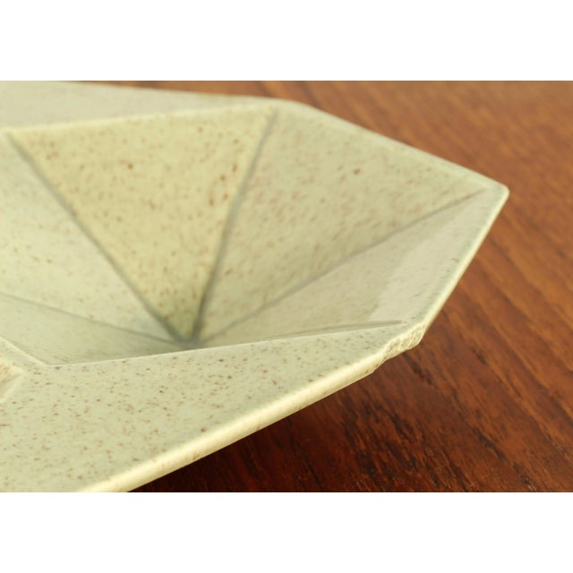 Ceramic 1960s Prismatique #801 Platter Red Wing Pottery For Sale - Image 7 of 8