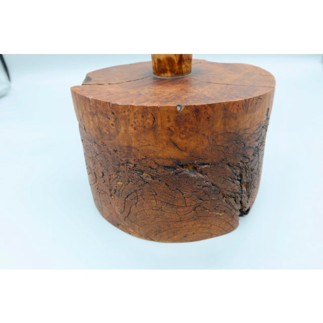 Early 19th-C English Wooden Mallet – Rounded Base For Sale - Image 4 of 7