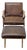 Crate & Barrel Mid-Century Lounge Chair and Ottoman Set For Sale
