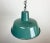 1960s Industrial Green Enamel Pendant Lamp, 1960s For Sale - Image 5 of 13