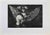 Etching and aquatint on paper, table 5 from the Series "Los Proverbios". Watermark "J.G.O." Outstanding proof from the...