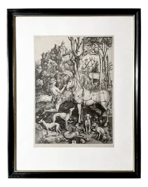 Albrecht Dürer, Horse, Engraving, 1501
