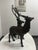 Abstract Majestic Antlered Resin Reindeer Sculptures, Pair For Sale - Image 3 of 12