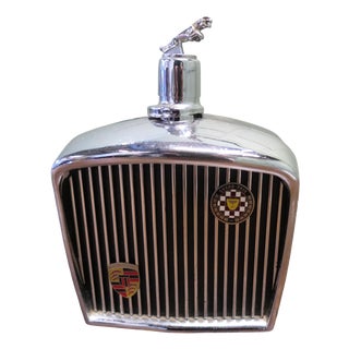 Vintage Jaguar Radiator Decanter, 1960 For Sale
