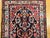 Vintage Persian Bakhtiari Tribal Runner, Hand-Knotted Wool, Floral Bouquets & Medallions, Navy & Ivory, 3x12 For Sale - Image 12 of 16