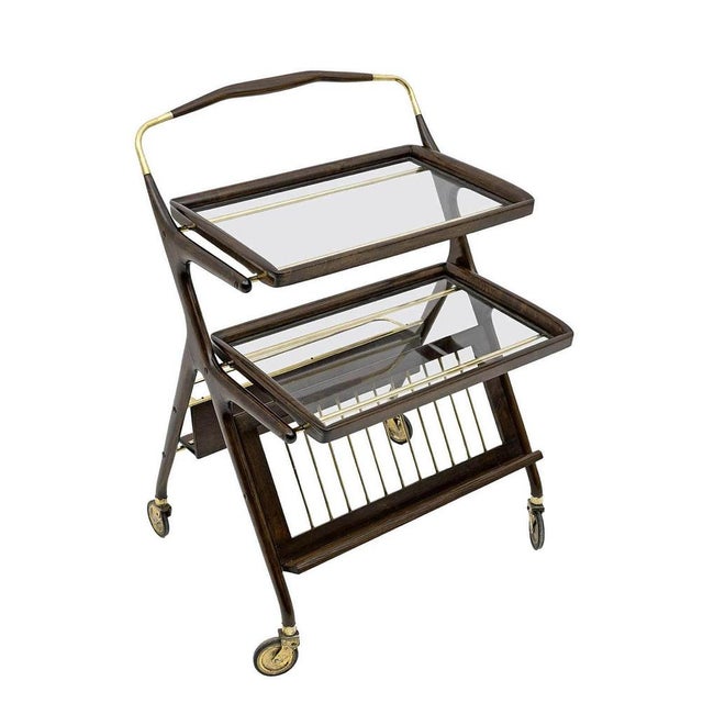 Vintage Magazine Rack by Cesare Lacca for Cassina, 1950s For Sale - Image 6 of 6