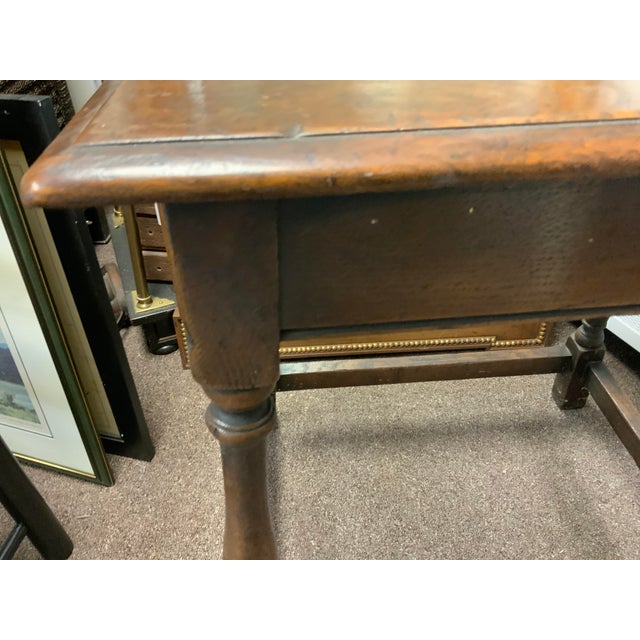 Wood 20th Century Oak Table For Sale - Image 7 of 11