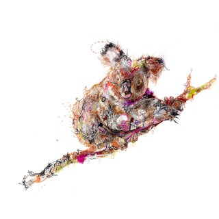 Michael Alan, Living Color, 2020, Ink on Paper For Sale