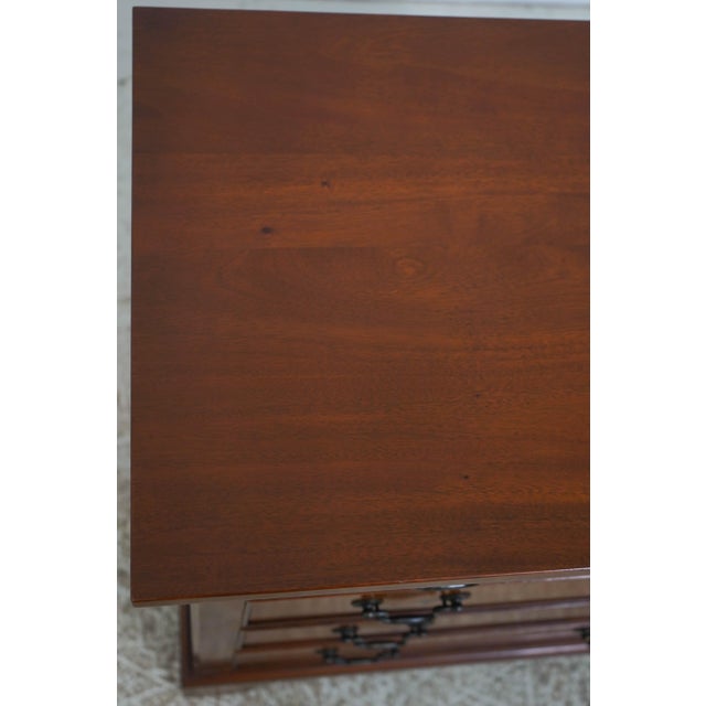 Pair of Stickley Antiquities Mahogany Bachelor Chests For Sale - Image 11 of 18