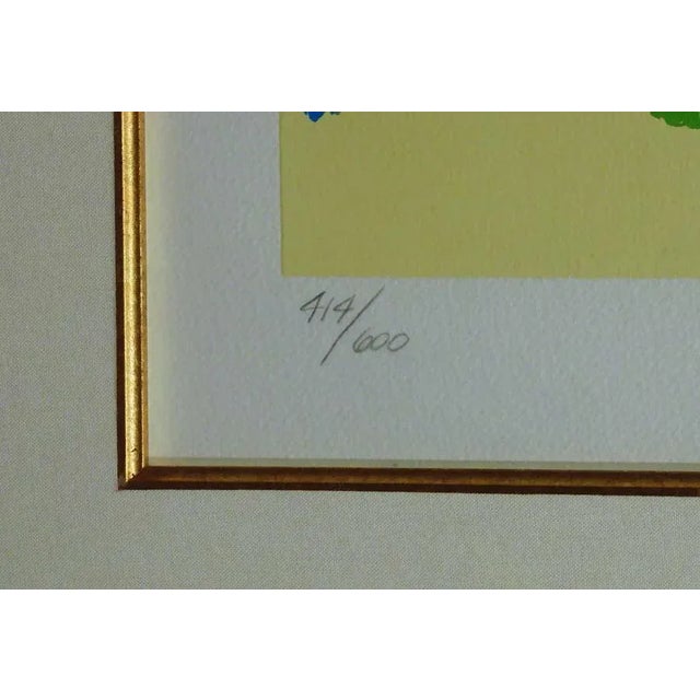 Leroy Neiman LeRoy Neiman Opening Ceremonies XXIII Olympiad 1984 Custom Framed For Sale - Image 4 of 6