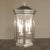 Mid-Century Brushed Steel Lantern Chandeliers - a Pair For Sale - Image 4 of 12